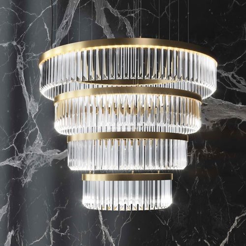 Marchetti Illuminazione-suspension lamp Reflexa vertical composition