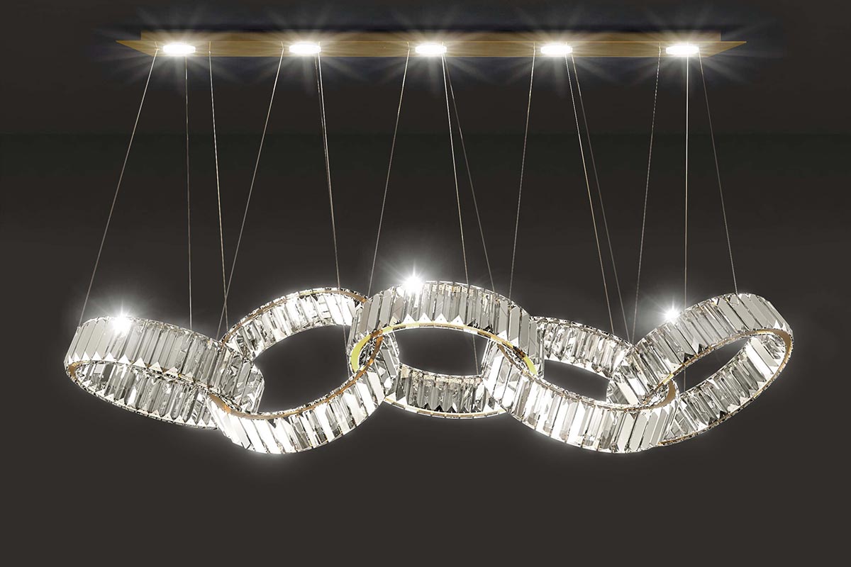 Elegant modern chandeliers: Olympia