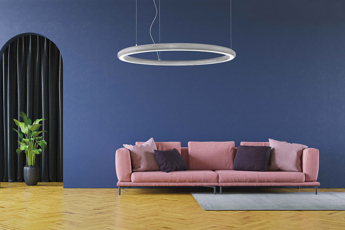 Le lampade di design da soffittto sono come delle installazioni luminose.